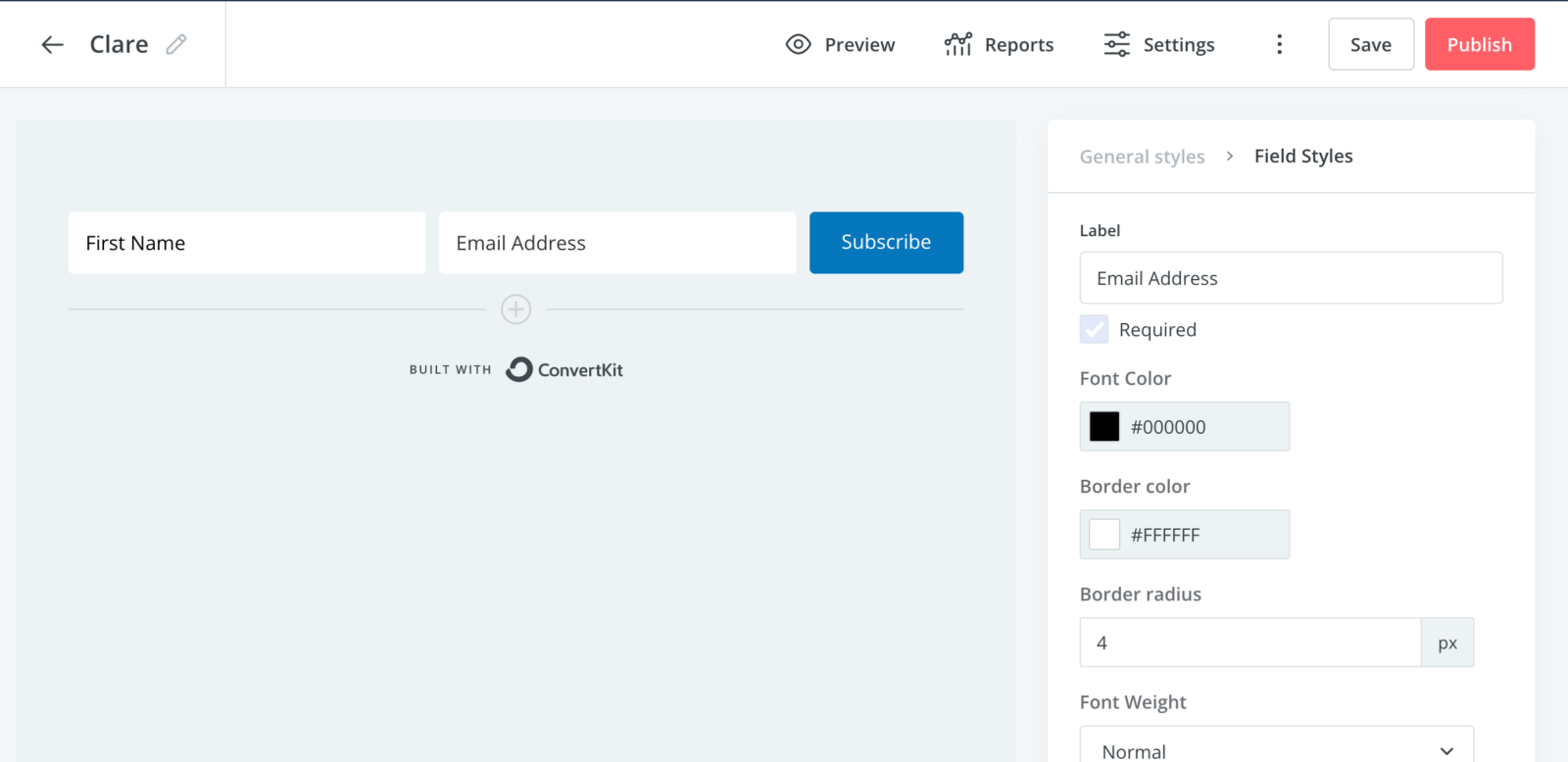 Add A Convertkit Form into Showit and Deliver Your Freebie