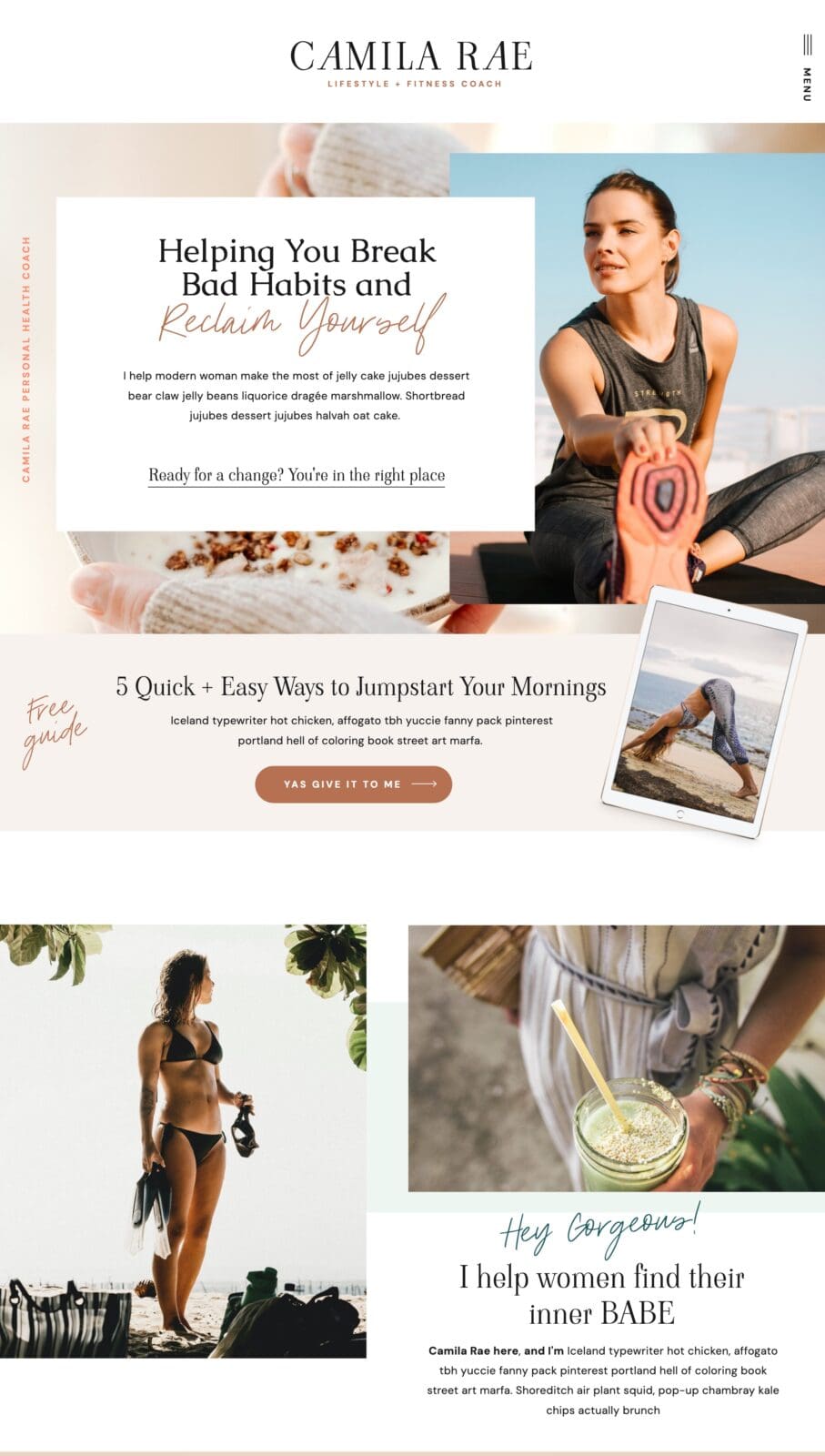 Top 11 Showit Template Shops Coffee and Flow Creative